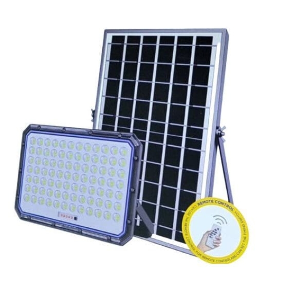 Ηλιακός LED Προβολέας IP66 με Φωτοβολταϊκό Πάνελ & Τηλεχειριστήριο Jortan zy2000w