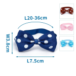 Παπιγιόν Polka Dot για Σκύλους και Γάτες Μπλέ