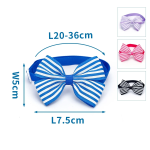 Παπιγιόν Ριγέ για Σκύλους και Γάτες Μαύρο