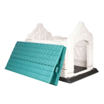 Σπιτάκι Cool Villa για Σκύλους L88*W69*H68cm Medium Πράσινο/Άσπρο