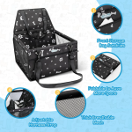 Τσάντα Αυτοκινήτου για Κατοικίδια L40*W35*H45cm Μαύρη