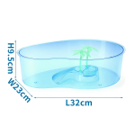 Κλουβί για Χελώνες L32*W23*H9.5cm Extra Large