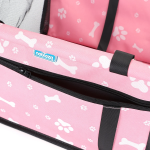 Τσάντα Αυτοκινήτου για Κατοικίδια L40*W35*H45cm Ρόζ