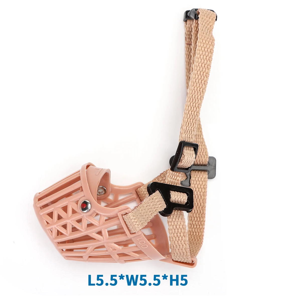 Φίμωτρο Πλεκτό για Σκύλους L5.5*W5.5*H5cm 2XS Μπέζ