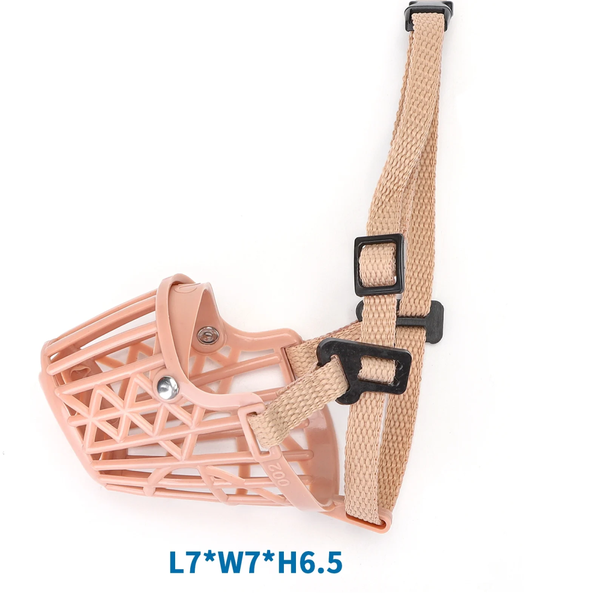Φίμωτρο Πλεκτό για Σκύλους L7*W7*H6,5cm XS Μπέζ