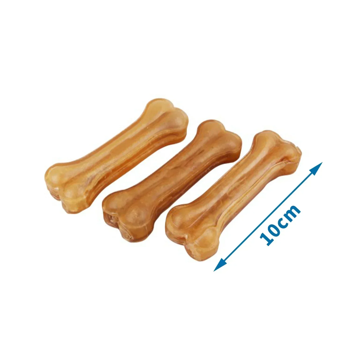 Μασόμενα Sticks για Σκύλους απο Φυσικό Δέρμα 10εκ. (3τμχ)