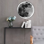 Inoleds Φωτιστικό Τοίχου LED Luna 110-240V 16w Λευκό Φως 1040lm 3000-6000K Μαύρο INOLUNAWALL - Image 3