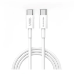 Καλώδιο Φόρτισης Technovo Fast Charger USB-C To USB-C TN-D060 1m Λευκό