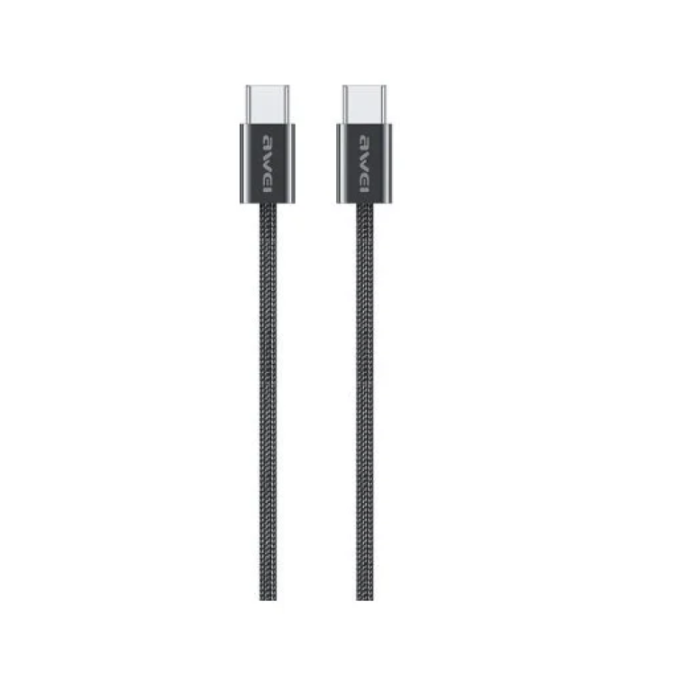 Καλώδιο Type-C to Type-C 60W Awei CL-219T μαύρο