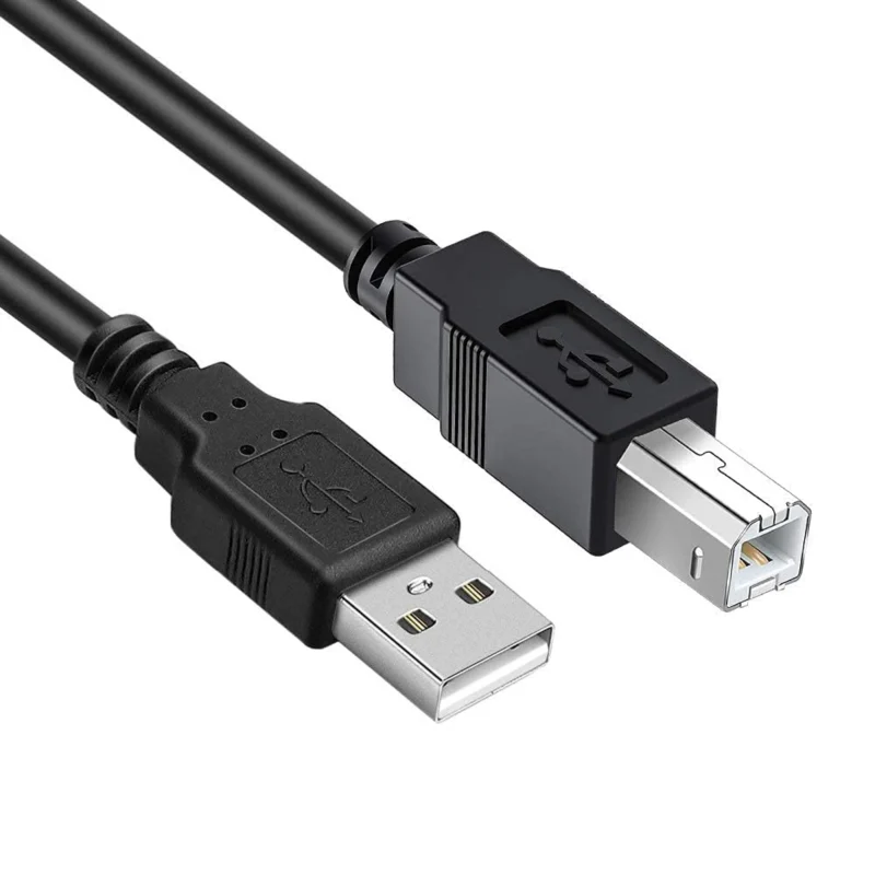 Καλώδιο Usb 2.0 Usb-A Μale Σε Usb-B Μale 1,5M Μαύρο Aoweixun