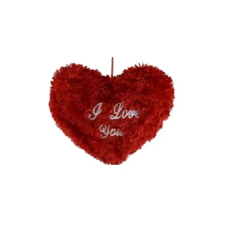 Καρδιά κρεμαστή "I love you" 26x35cm κόκκινο 82324