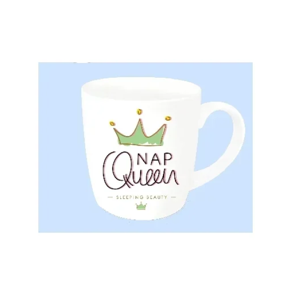 Κούπα "Nap Queen" 9x8.5cm λευκό 81114
