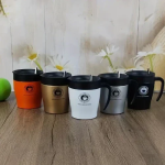 Κούπα Θερμός 330ml με Καπάκι & Κουταλάκι Λευκό