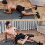 Κύλινδρος Ισορροπίας Μασάζ Yoga Roller 30cm Μαύρο
