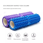 Κύλινδρος Ισορροπίας Μασάζ Yoga Roller 30cm Μαύρο