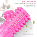 Κύλινδρος Ισορροπίας Μασάζ Yoga Roller 30cm Μαύρο