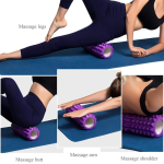 Κύλινδρος Ισορροπίας Μασάζ Yoga Roller 45cm Μπλε
