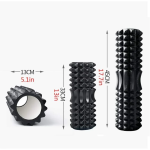 Κύλινδρος Ισορροπίας Μασάζ Yoga Roller 45cm Μαύρο