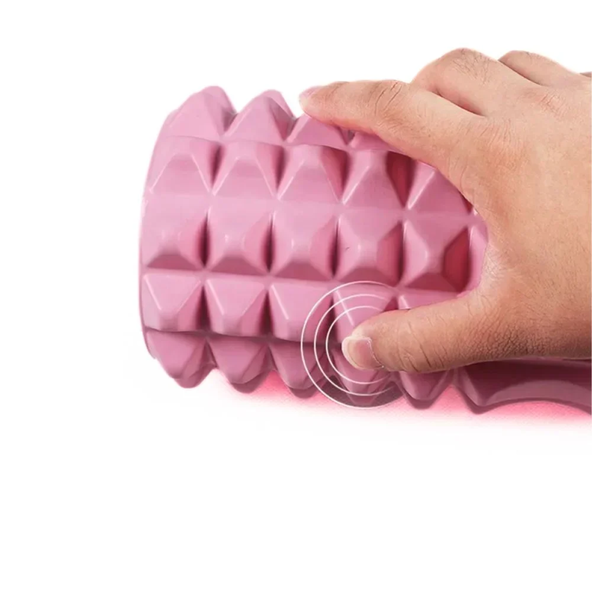 Κύλινδρος Ισορροπίας Μασάζ Yoga Roller 45cm Ροζ