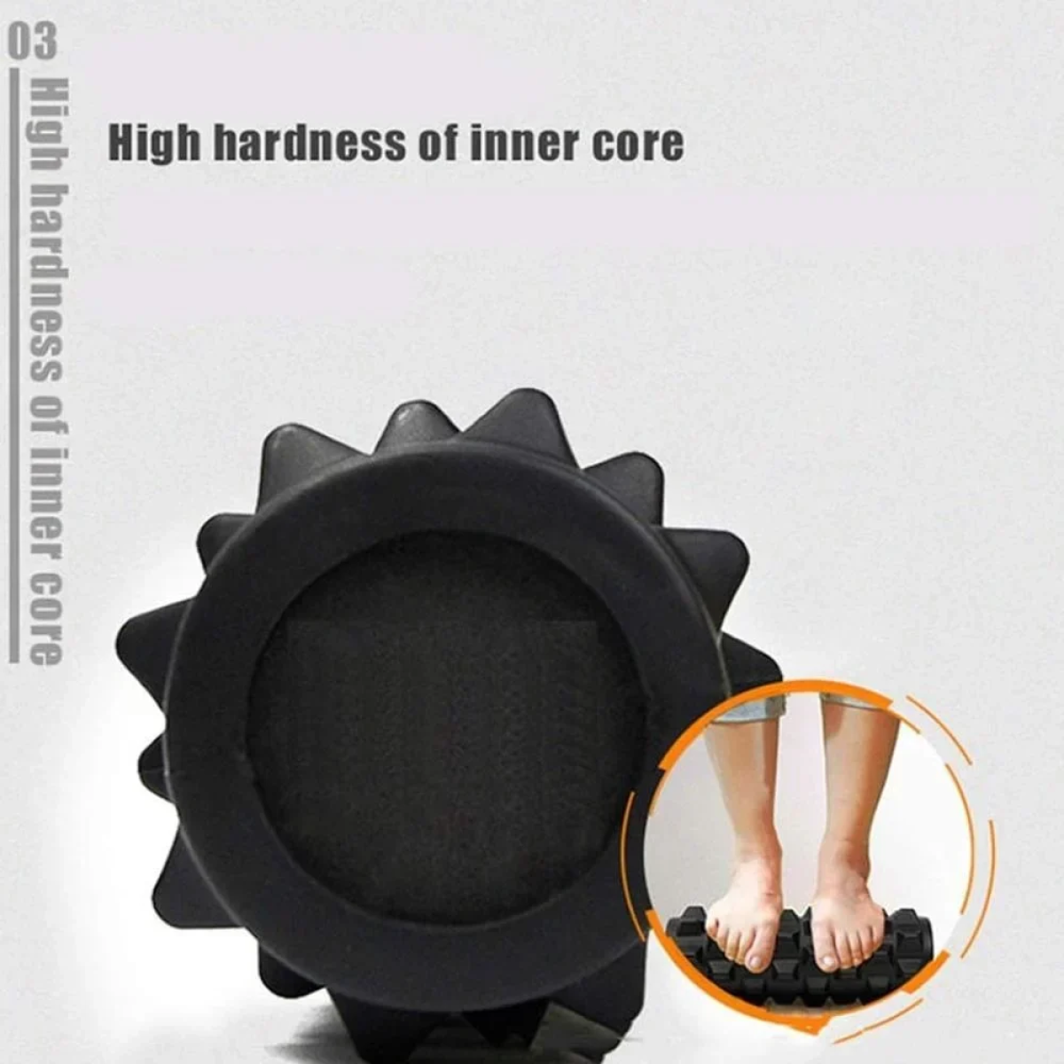Κύλινδρος Μασάζ Ισορροπίας Yoga Roller 45cm Ροζ