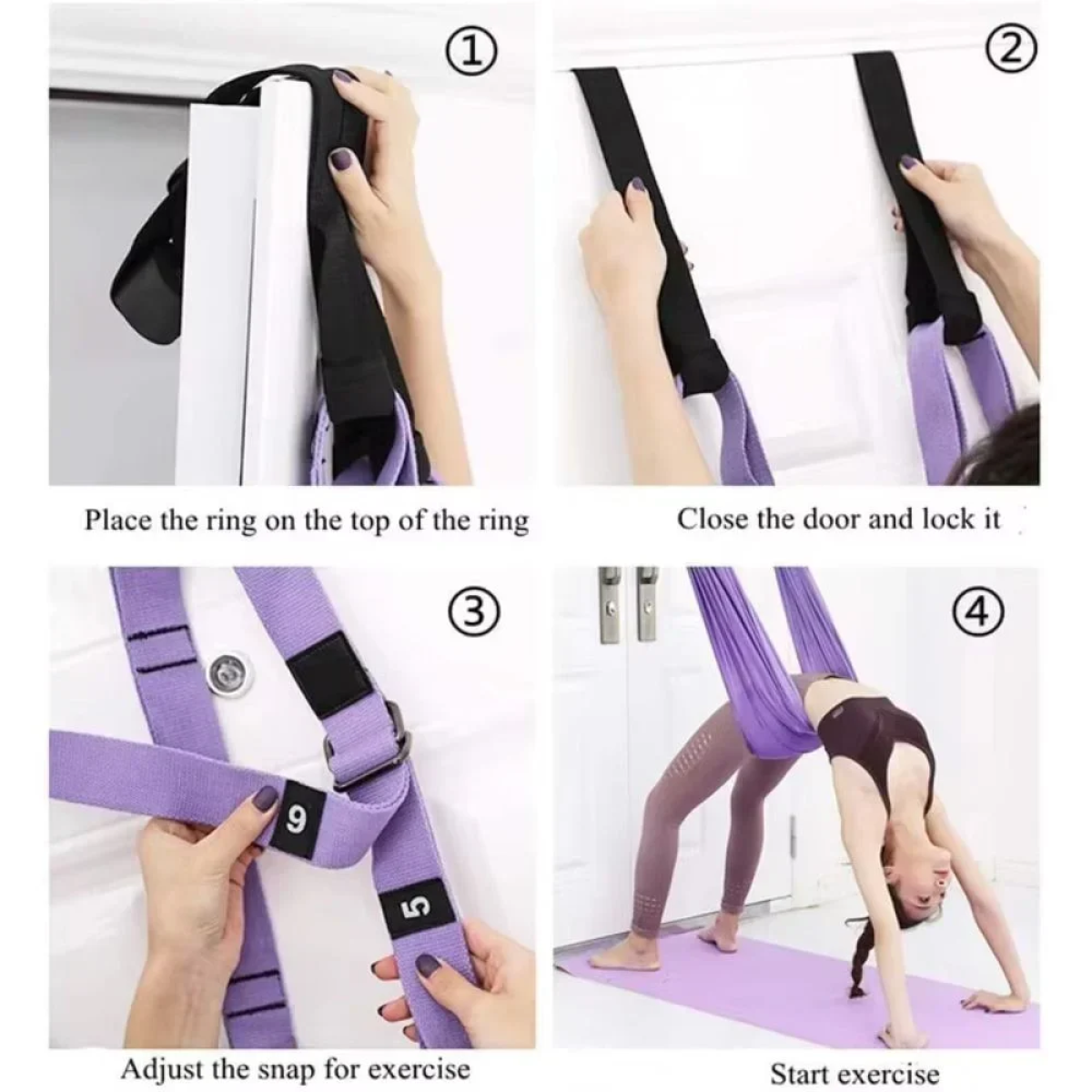 Λάστιχα Aerial Yoga Rope Πράσινο