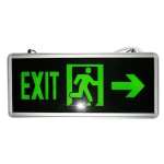 Led Φωτιζόμενη Επιγραφή EXIT 35X15cm Διπλής Όψης 2τμχ