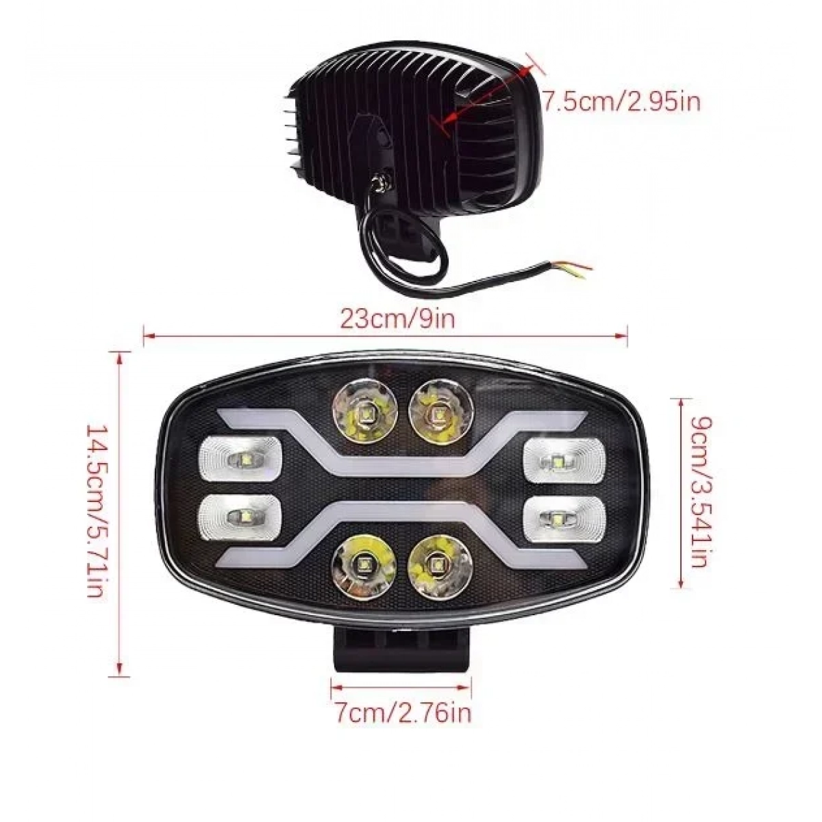 Led Προβολέας Εργασίας Αυτοκινήτου 120W 9-36V IP67 4000lm