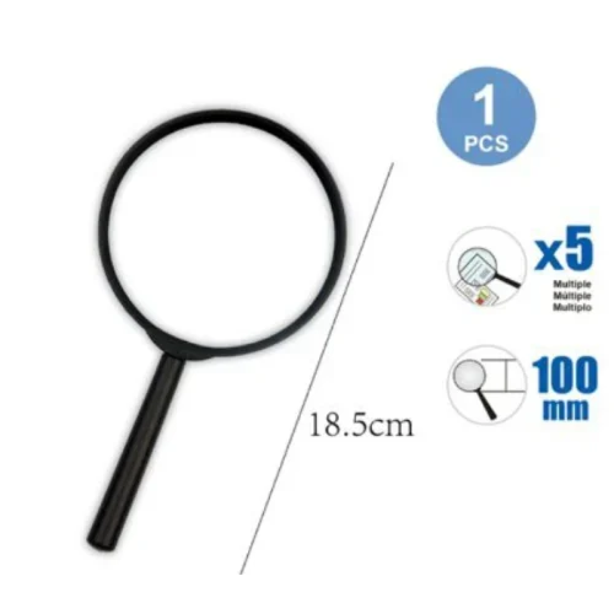 Μεγεθυντικός Φακός x5 100mm Motarro MI001-5