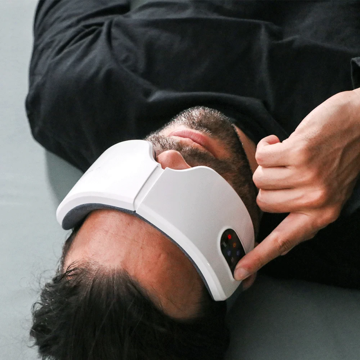 Massforce Φορητή Συσκευή Μασάζ για τα Μάτια με BT και Ηχείο Masseyes Λευκή MF-EYES-001 - Image 4