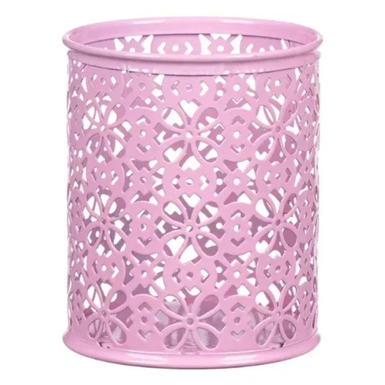 Στρογγυλή Μολυβοθήκη 98x80 mm Sunflower Motarro MI004-1 Ροζ