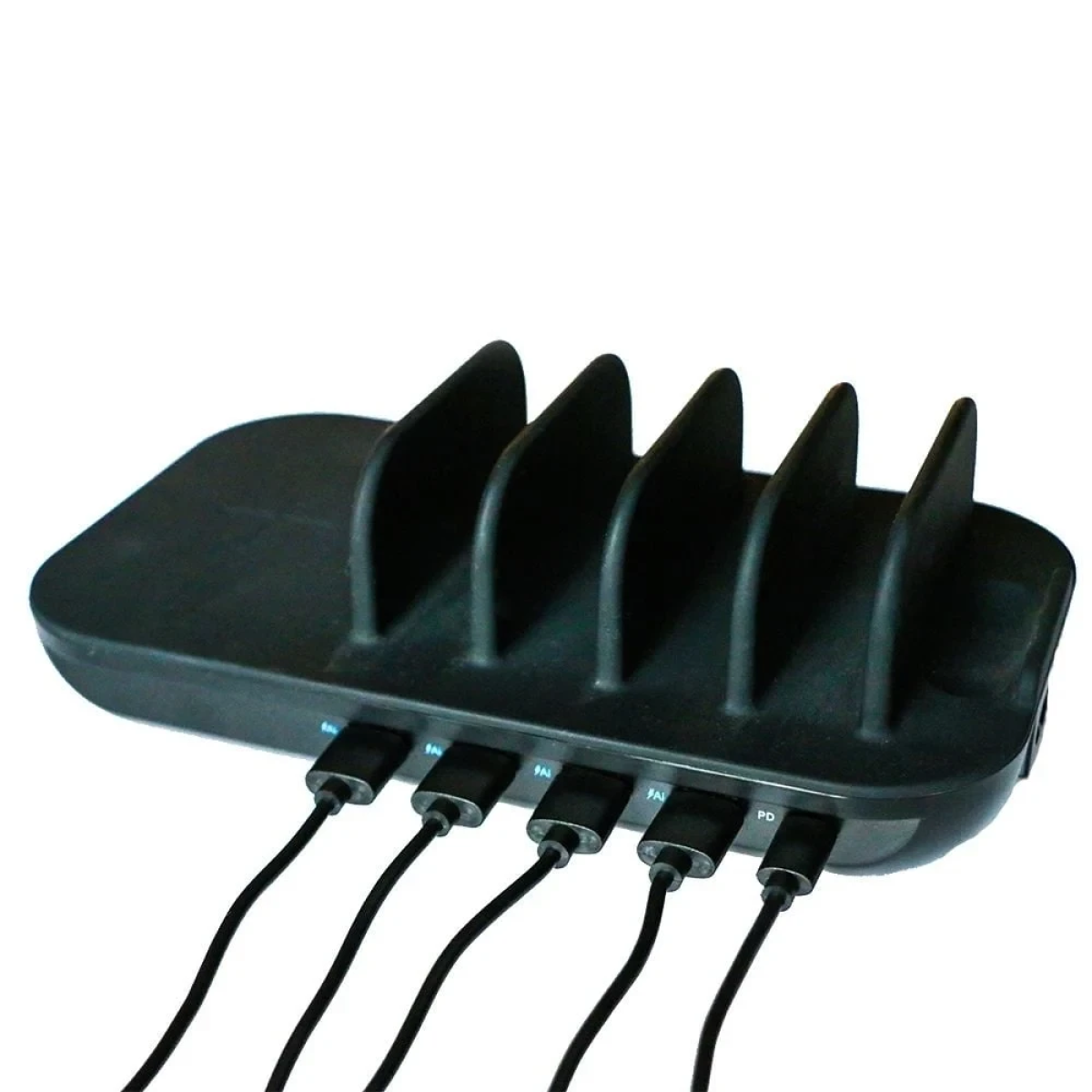 Moovy Σετ 7 Mini Καλωδίων Φόρτισης Lightning Type C Micro USB 25cm Μαύρα MGODOCKCABLES - Image 3