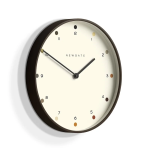 Newgate Αναλογικό Ρολόι Τοίχου Mr Clarke Dot Αθόρυβο Quartz 40cm Σκούρο Ξύλο SF0015CL-DW - Image 2