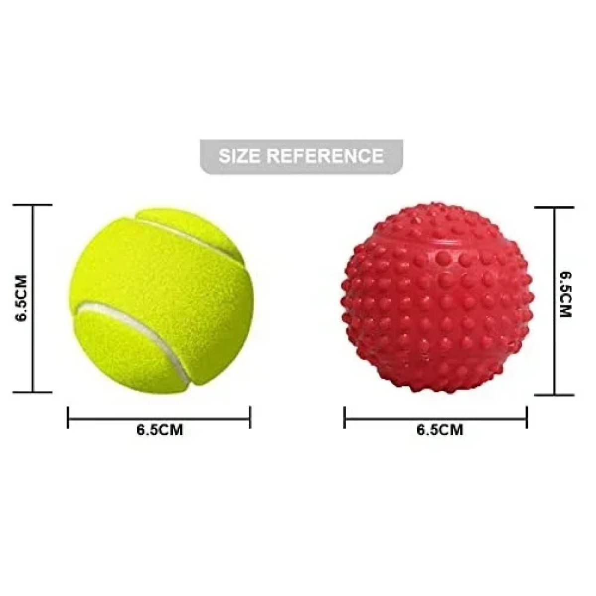 Nunbell Μπαλάκι 6.5cm Παιχνίδι Σκύλου με Ήχο 400257