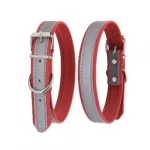 Nunbell Pet Κολάρο Σκύλου Δερμάτινο 15mm Κόκκινο 19418-206