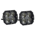 Off-Road προβολάκια Osram Flood LED 3″ αλουμινίου λευκό 20W 6500K IP68 9-36V 2τμχ Novsight A500-WL1-3FD μαύρο