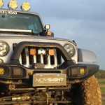 Off-Road προβολάκια Osram SAE FOG LED 3″ αλουμινίου λευκό 20W 6500K IP68 9-36V 2τμχ Novsight A500-WL1-3FG μαύρο - Image 3