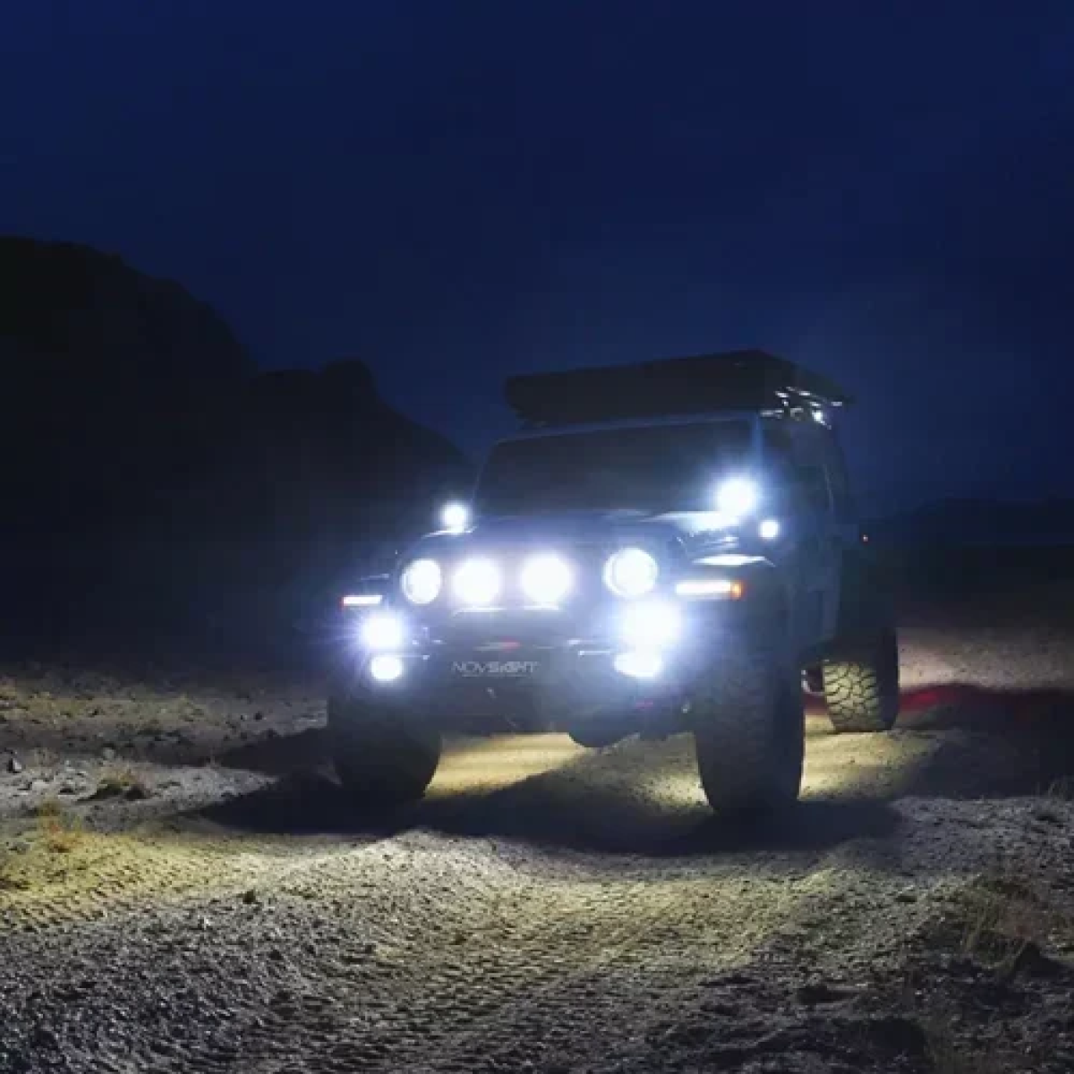 Off-Road προβολάκια Osram SAE FOG LED 3″ αλουμινίου λευκό 20W 6500K IP68 9-36V 2τμχ Novsight A500-WL1-3FG μαύρο - Image 6