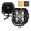 Off-Road προβολάκια Osram SAE FOG LED 3″ αλουμινίου λευκό 20W 6500K IP68 9-36V 2τμχ Novsight A500-WL1-3FG μαύρο