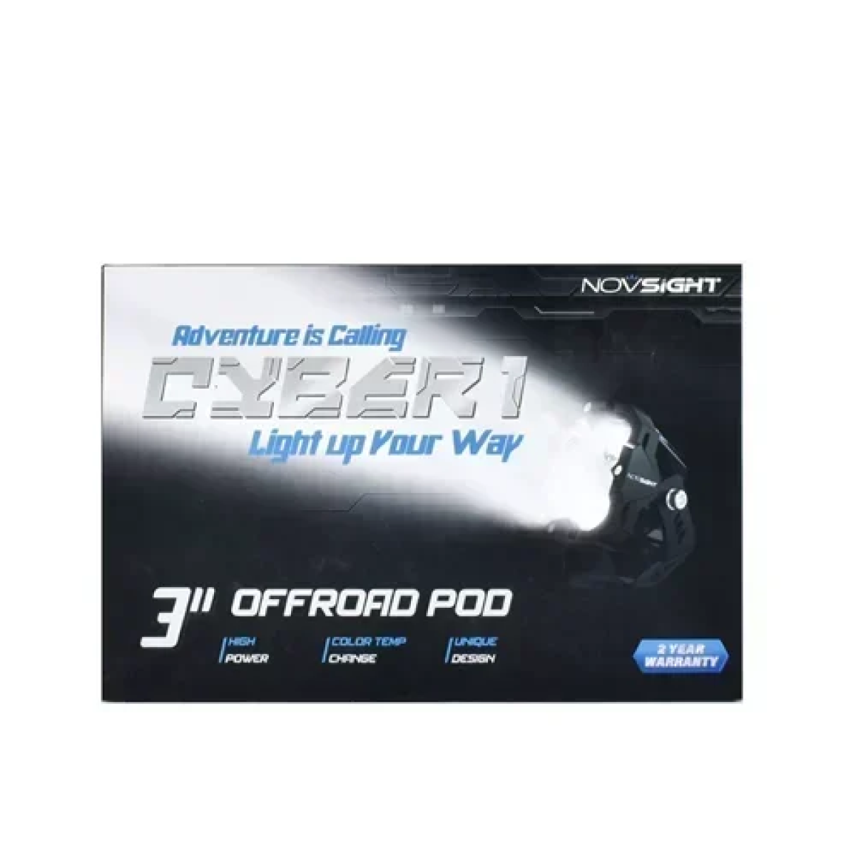 Off-Road προβολάκια Osram SAE FOG LED 3″ αλουμινίου λευκό 20W 6500K IP68 9-36V 2τμχ Novsight A500-WL1-3FG μαύρο - Image 8
