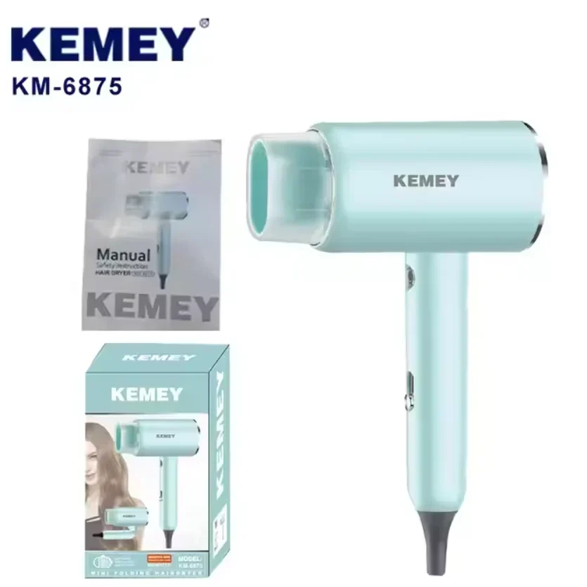 Οικιακό Πιστολάκι Μαλλιών Kemei Km-6875 Μπλε