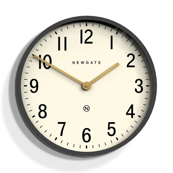 Newgate Αναλογικό Ρολόι Τοίχου Mr Edwards Αθόρυβο Quartz 45cm Μεταλλικό