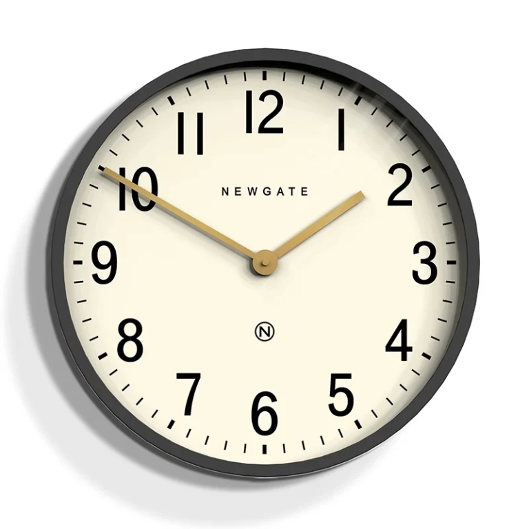 Newgate Αναλογικό Ρολόι Τοίχου Mr Edwards Αθόρυβο Quartz 45cm Μεταλλικό