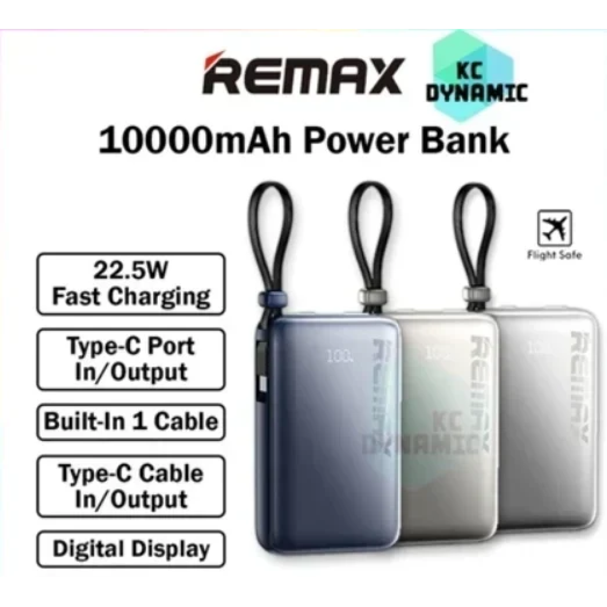 Remax Power Bank RPP-19 Μαύρο