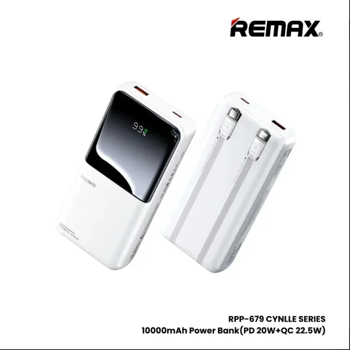 Remax Power Bank RPP-679 Λευκό