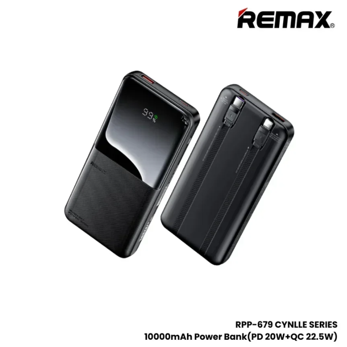Remax Power Bank RPP-679 Μαύρο