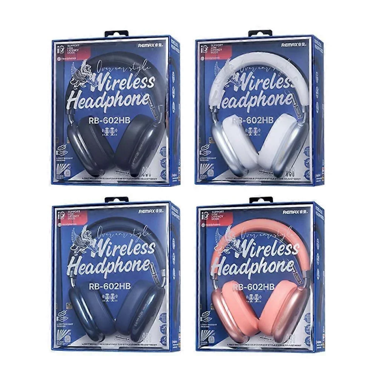 REMAX RB-602HB Bluetooth Headset Ασύρματα Μπλε