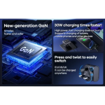 REMAX RP-U192 Φορτιστής Ταξιδιού Θύρας Type C 30W