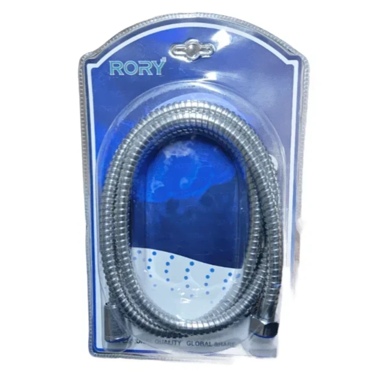 Rory Σπιράλ Ντουζ Συρμάτινο 1.5m Ασημί