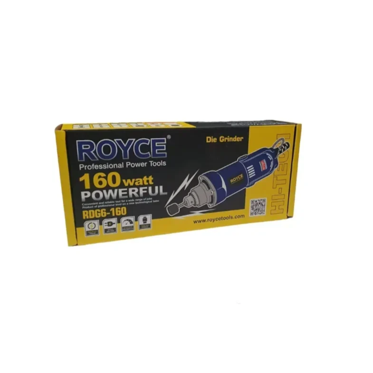 Royce Μίνι Τρυπάνι Μοντελοποίησης 160 watt Για Κοπή Και Λείανση