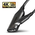 Axagon Αντάπτορας Type C Αρσενικό σε HDMI Θηλυκό 4K@60HZ 25cm Μαύρος RVC-HI2M